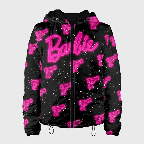 Женская куртка Неоновое оружие и Барби / 3D-Черный – фото 1