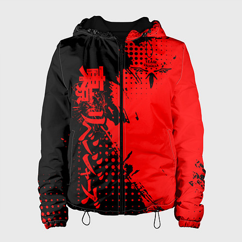 Женская куртка Группировка Вальхалла - Tokyo revengers / 3D-Черный – фото 1