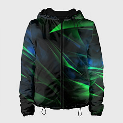 Женская куртка Dark green background
