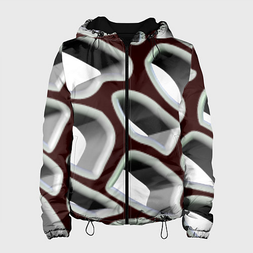 Женская куртка Объемная сеть / 3D-Черный – фото 1