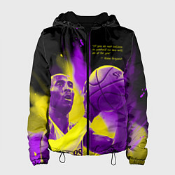 Куртка с капюшоном женская Цитата - Коби Брайант, цвет: 3D-черный