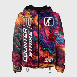 Куртка с капюшоном женская CS 2 hyper beast, цвет: 3D-черный