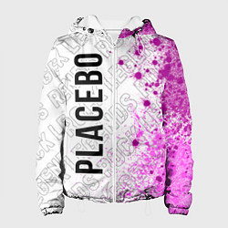 Куртка с капюшоном женская Placebo rock legends: по-вертикали, цвет: 3D-белый