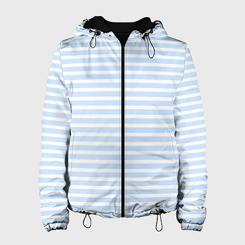 Женская куртка Полосатый морской стиль / 3D-Черный – фото 1