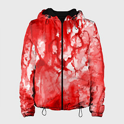 Женская куртка Кровь на белом