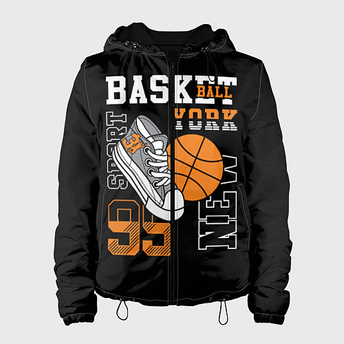 Женская куртка Basketball New York / 3D-Черный – фото 1