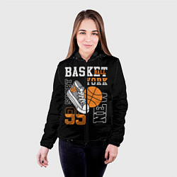 Куртка с капюшоном женская Basketball New York, цвет: 3D-черный — фото 2