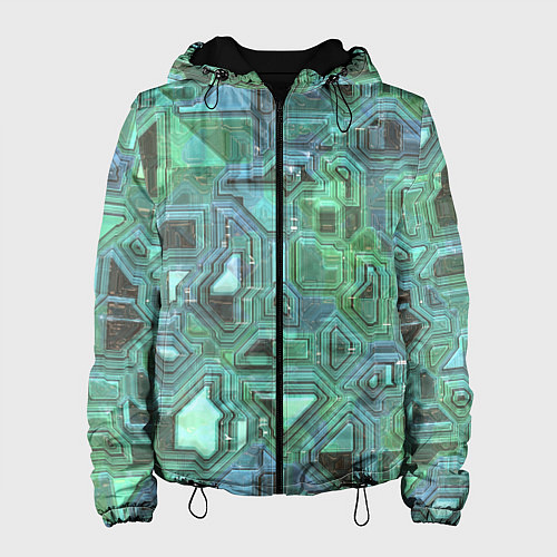 Женская куртка Кибертехно / 3D-Черный – фото 1