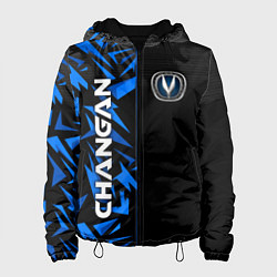 Куртка с капюшоном женская Changan - blue uniform, цвет: 3D-черный