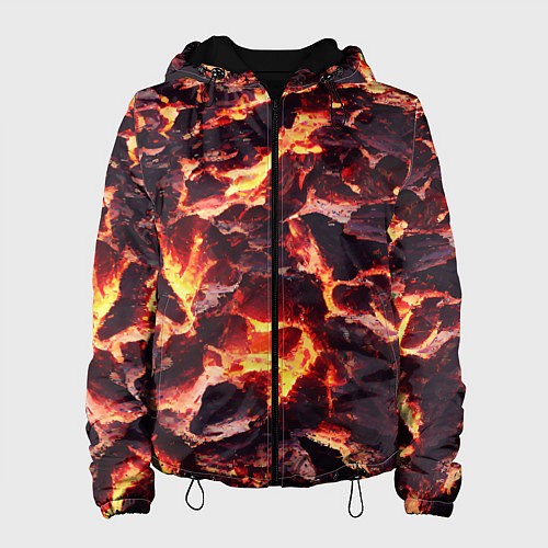 Женская куртка Бурлящая лава / 3D-Черный – фото 1