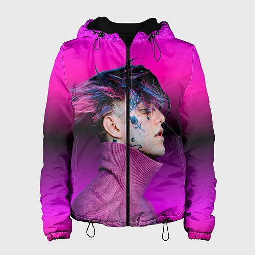 Женская куртка Lil Peep фиолетовый лук / 3D-Черный – фото 1