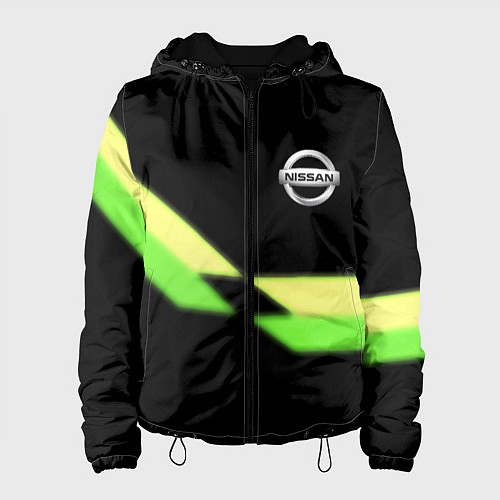 Женская куртка Nissan logo brend auto / 3D-Черный – фото 1
