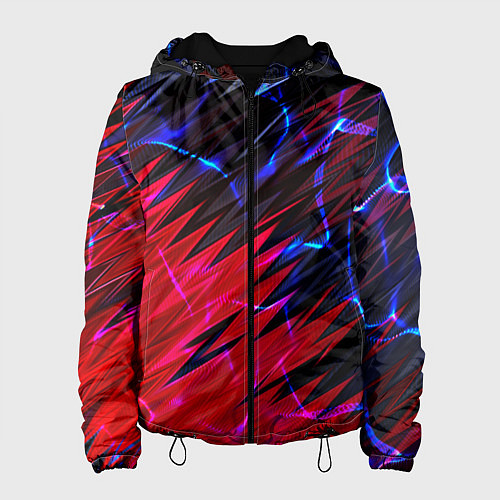 Женская куртка Вибро волны / 3D-Черный – фото 1