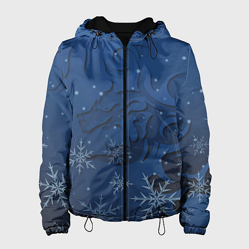 Женская куртка Ледяной дракон 2024 / 3D-Черный – фото 1