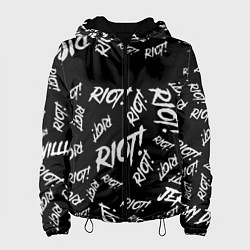 Куртка с капюшоном женская Paramore alllogo, цвет: 3D-черный