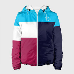 Куртка с капюшоном женская FIRM как в 90х, цвет: 3D-белый