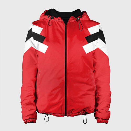 Женская куртка Олимпийка - ретро / 3D-Черный – фото 1