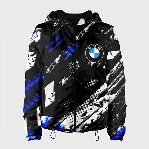 Женская куртка BMW stripes color auto sport / 3D-Черный – фото 1