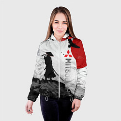 Куртка с капюшоном женская Мечта самурая, цвет: 3D-белый — фото 2