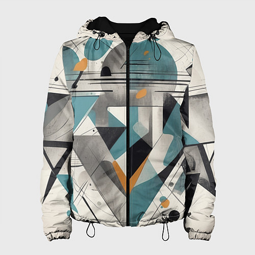 Женская куртка Три человека авангард / 3D-Черный – фото 1