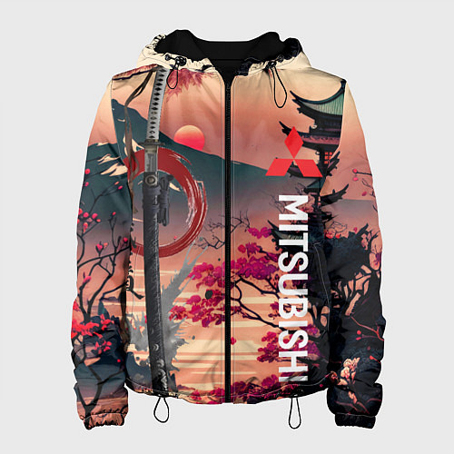 Женская куртка Катана Mitsubishi / 3D-Черный – фото 1