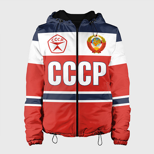 Женская куртка Союз Советских Социалистических Республик - СССР / 3D-Черный – фото 1