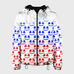 Куртка с капюшоном женская Marshmello russia color, цвет: 3D-черный