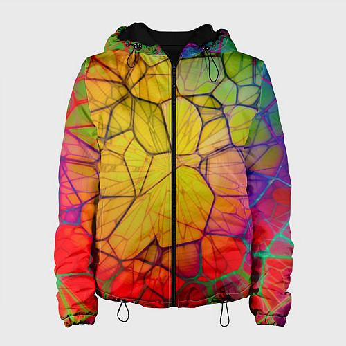 Женская куртка Bright abstraction / 3D-Черный – фото 1