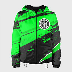 Куртка с капюшоном женская Inter sport green, цвет: 3D-черный