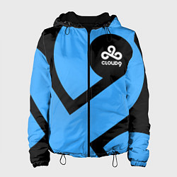 Куртка с капюшоном женская Cloud9 - fan art, цвет: 3D-черный