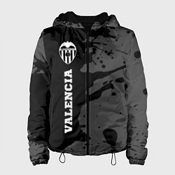 Куртка с капюшоном женская Valencia sport на темном фоне по-вертикали, цвет: 3D-черный
