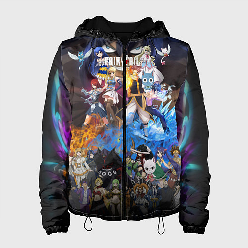 Женская куртка Фейри Тейл / 3D-Черный – фото 1