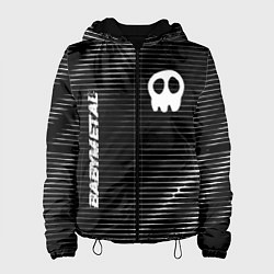 Куртка с капюшоном женская Babymetal metal rock lines, цвет: 3D-черный