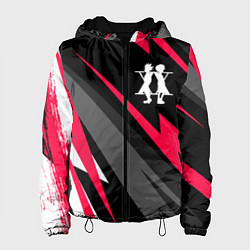 Куртка с капюшоном женская Hunter x Hunter electro lines, цвет: 3D-черный