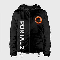Куртка с капюшоном женская Portal logo brend, цвет: 3D-черный