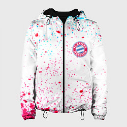 Куртка с капюшоном женская Баерн Мюнхен, цвет: 3D-черный