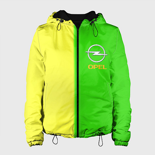 Женская куртка Opel текстура / 3D-Черный – фото 1
