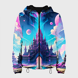 Женская куртка Сказочный город - пейзаж