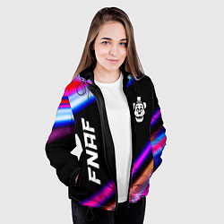 Куртка с капюшоном женская FNAF speed game lights, цвет: 3D-черный — фото 2
