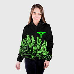 Куртка с капюшоном женская The Last of Us acid logo, цвет: 3D-черный — фото 2