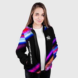 Куртка с капюшоном женская Dead by Daylight speed game lights, цвет: 3D-черный — фото 2
