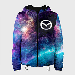 Куртка с капюшоном женская Mazda space auto, цвет: 3D-черный