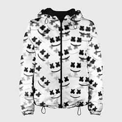 Куртка с капюшоном женская Marshmello dj pattern, цвет: 3D-черный