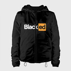 Куртка с капюшоном женская Blacked, цвет: 3D-черный