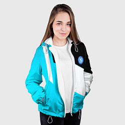 Куртка с капюшоном женская Napoli geometry fc, цвет: 3D-белый — фото 2