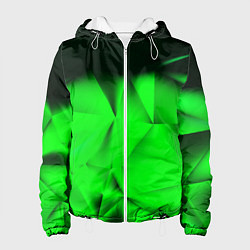 Женская куртка Кислотная абстракция кубы