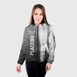 Куртка с капюшоном женская Placebo - grey gradient по-вертикали, цвет: 3D-черный — фото 2