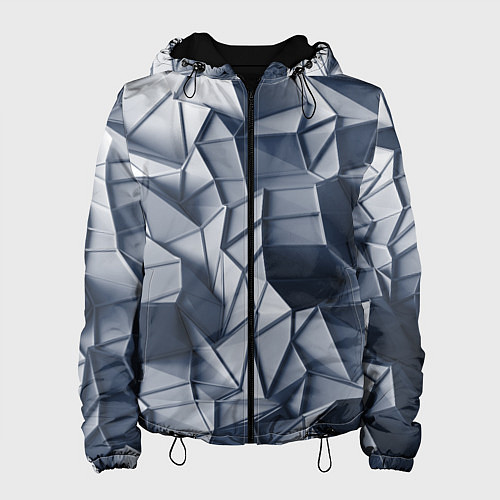 Женская куртка Геометрические грани / 3D-Черный – фото 1