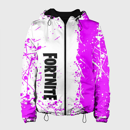 Женская куртка Fortnite pink color / 3D-Черный – фото 1