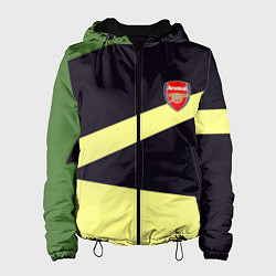Куртка с капюшоном женская Arsenal geometry, цвет: 3D-черный